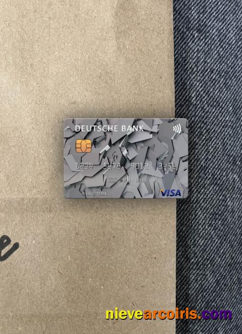 USA Deutsche Bank visa card photolook